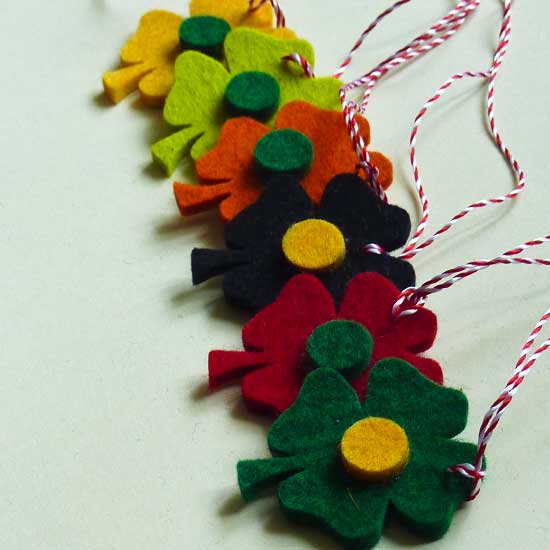 Martisoare fetru -  teddybear