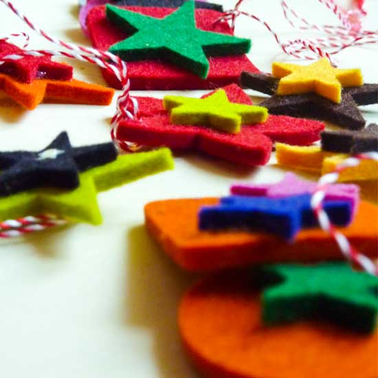 Martisoare fetru - star