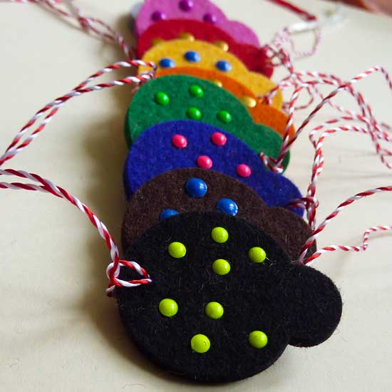 Martisor fetru - buburuza