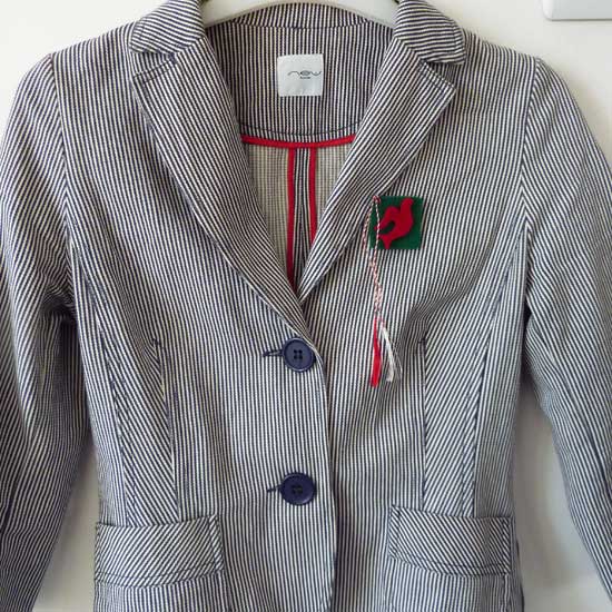 Martisor fetru - dove