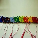 Modele fluturi colorati din pasla