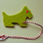 Catel galben pasla / fetru  verde deschis