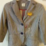 Fluture din fetru (pasla) galben