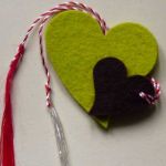 Martisor pasla - verde si maro