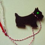 Catel maro din fetru /  pasla 