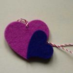 Martisor pasla - roz si albastru