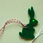 iepuras pasla / fetru verde inchis