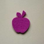 Martisoare fetru / pasla model: mar roz